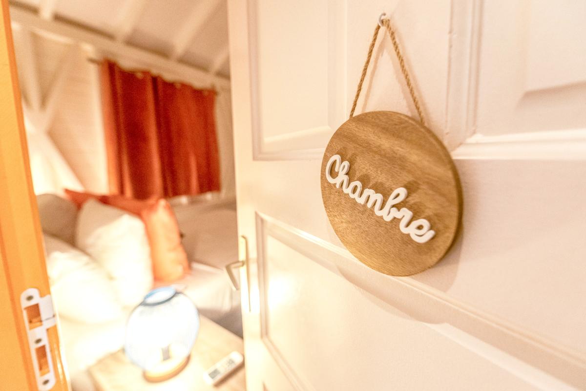 16.Location villa piscine Marie Galante Guadeloupe_Chambre 1